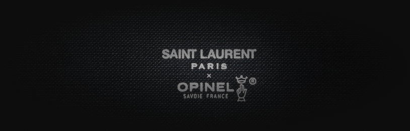 logo Saint Laurent Paris & Opinel