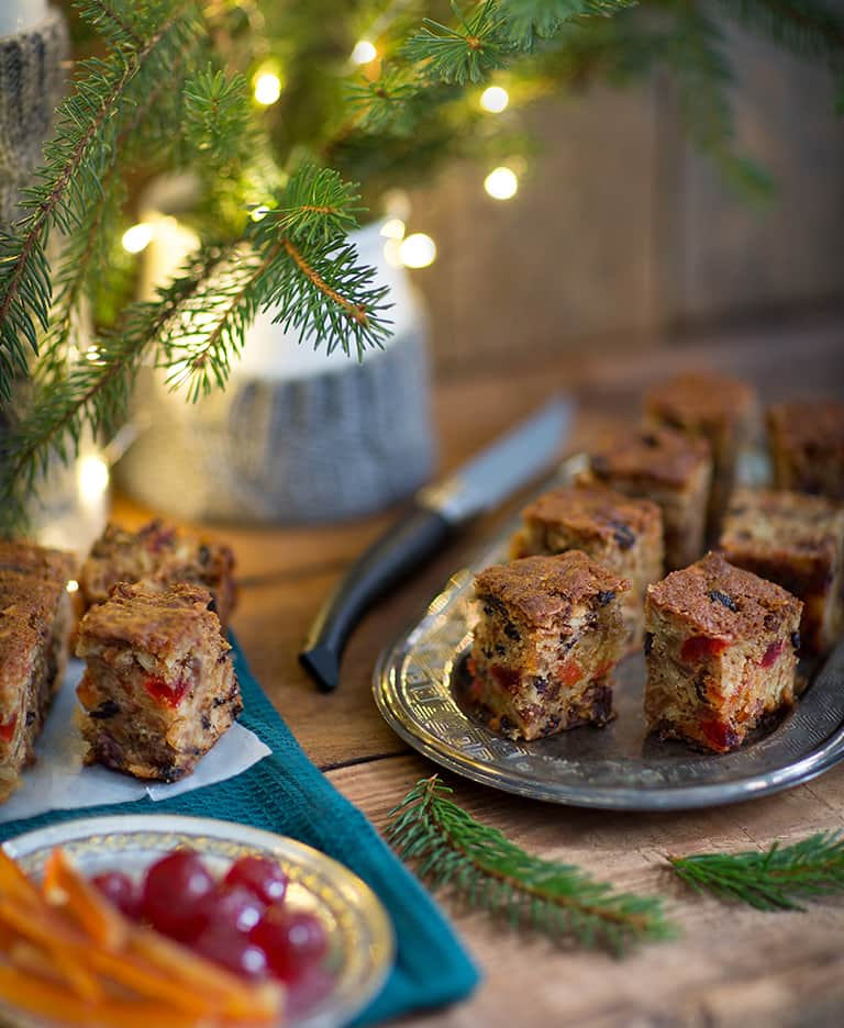 Receta de pastel de Navidad