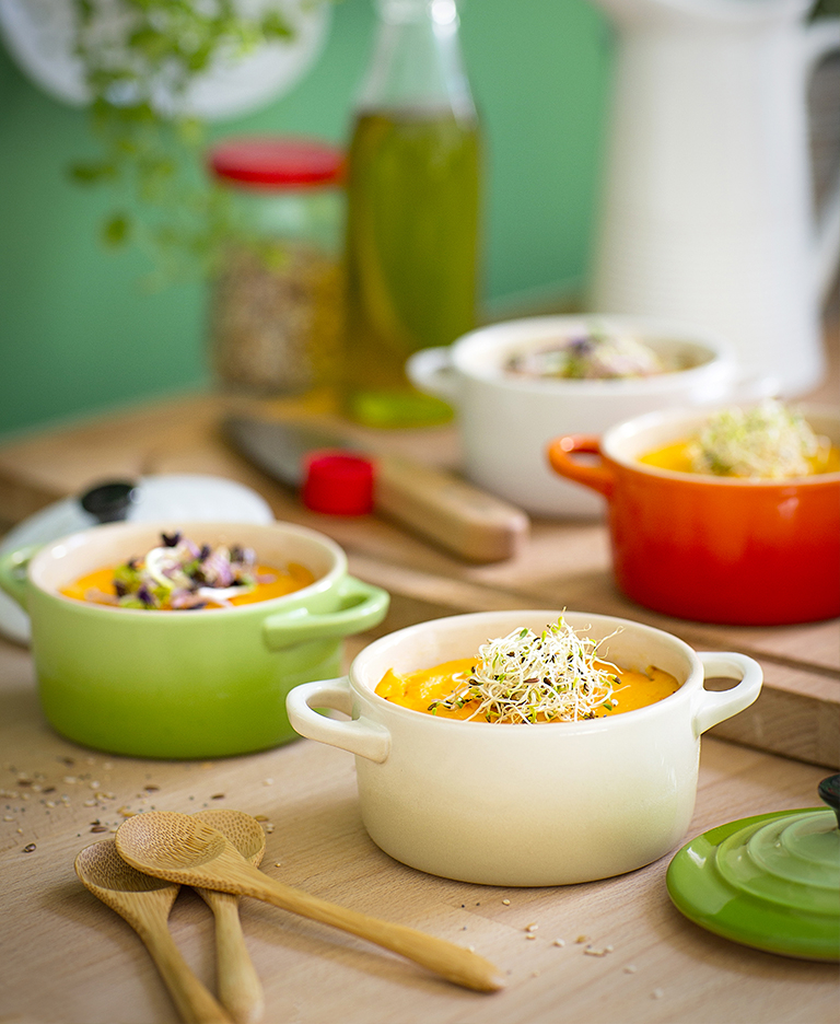 Receta : Mini flanes de zanahoria