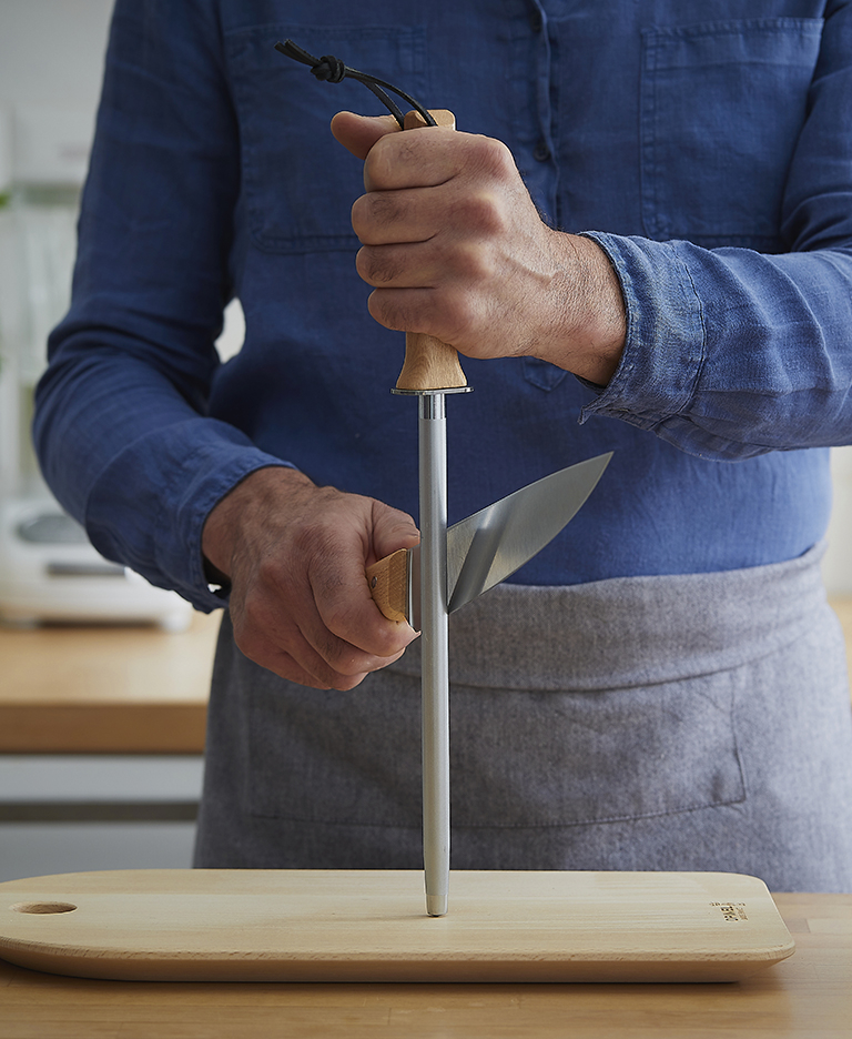 How should you sharpen your knives?
