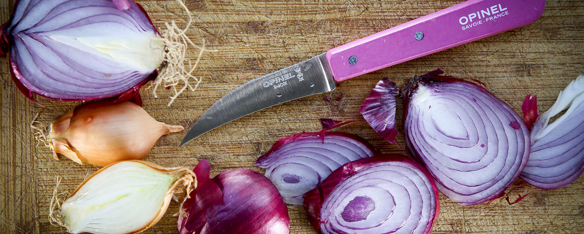 Joie Coltello Da Cucina Con Lama Ondulata In Acciaio Inox - Per Tagli Decorativi Di Verdura E Frutta - Colori A Sorpresa - 5