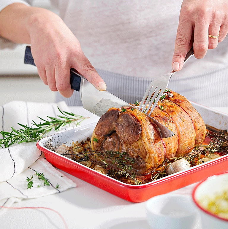 Roast Saddle of Lamb with Mashed Potato | Opinel.com