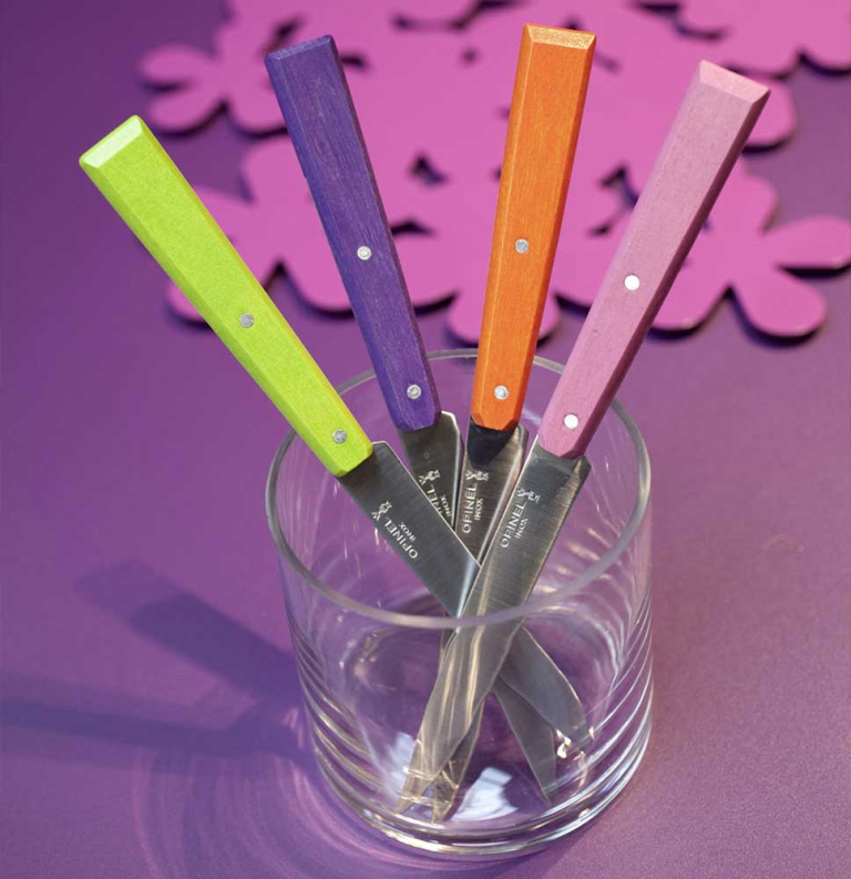 Set of 4 table knives N°125 Bon Appetit Pop