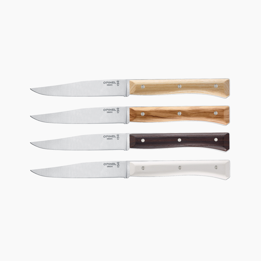 Set of 4 Facette Mixed table knives