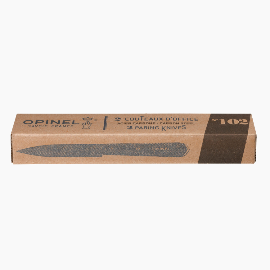 Set of 2 paring knives N°102 Carbon
