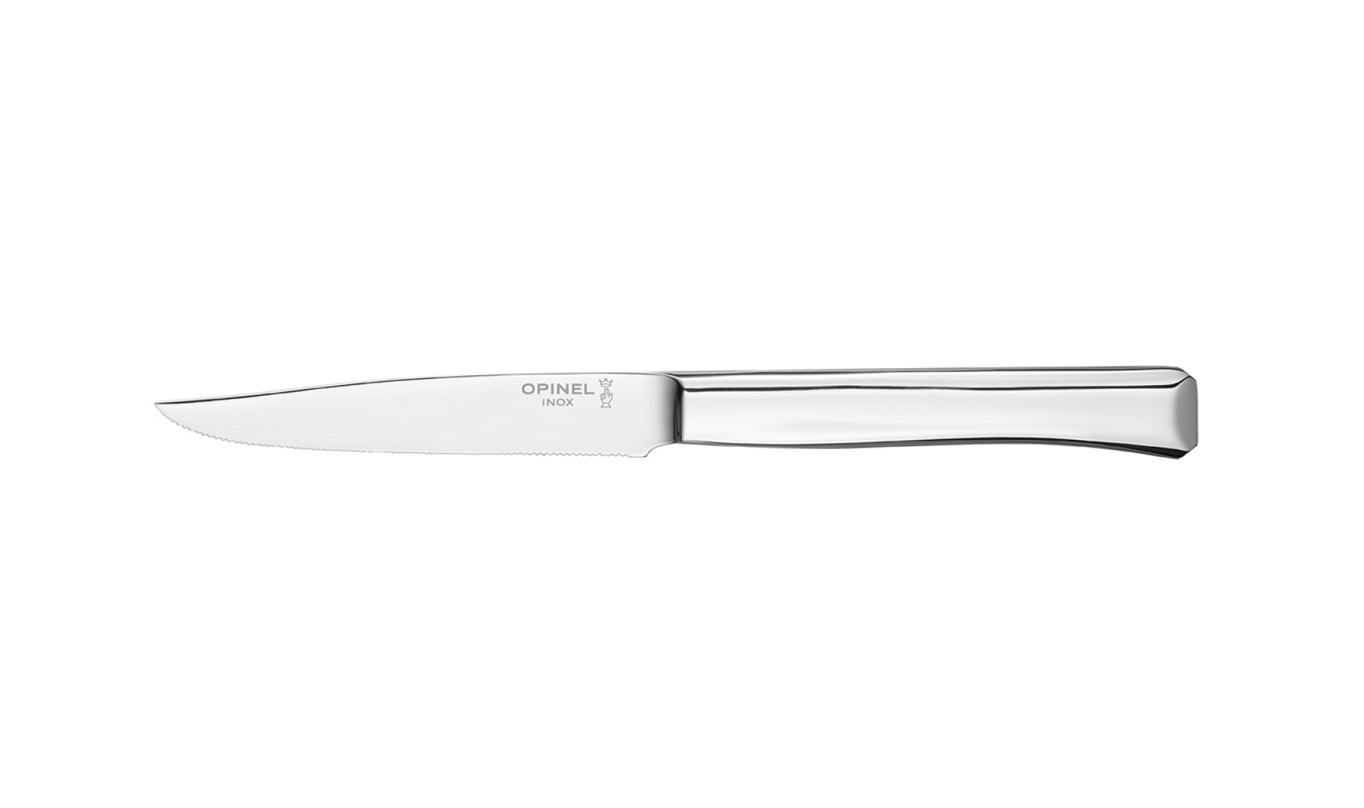 Opinel - Tischmesser Entremets Perpétue - Personalisierbar - 100% rostfreier Stahl - Mikroverzahnte Steakklinge - Spülmaschinenfest