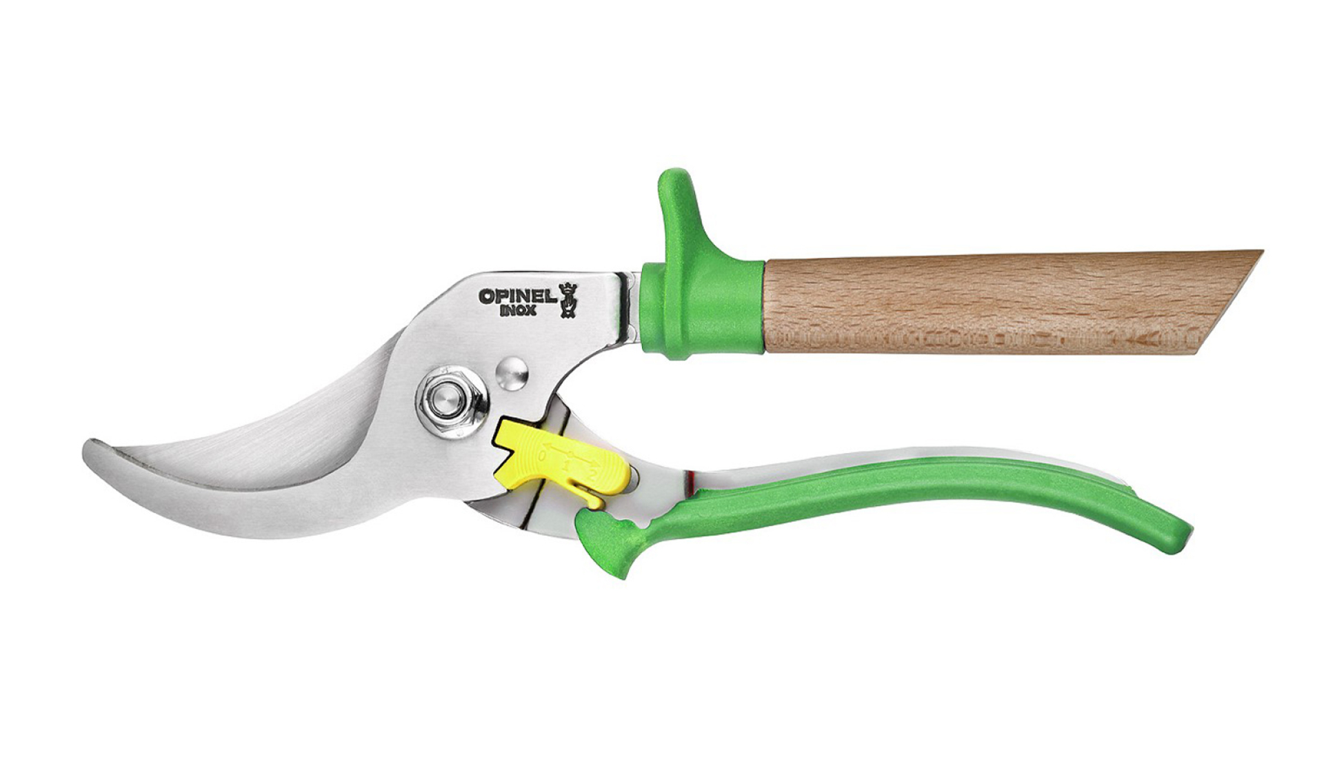 Opinel - Gartenschere Prärie - Personalisierbar - Klinge aus rostfreiem Stahl - Griff aus Buchenholz - 3 Positionen