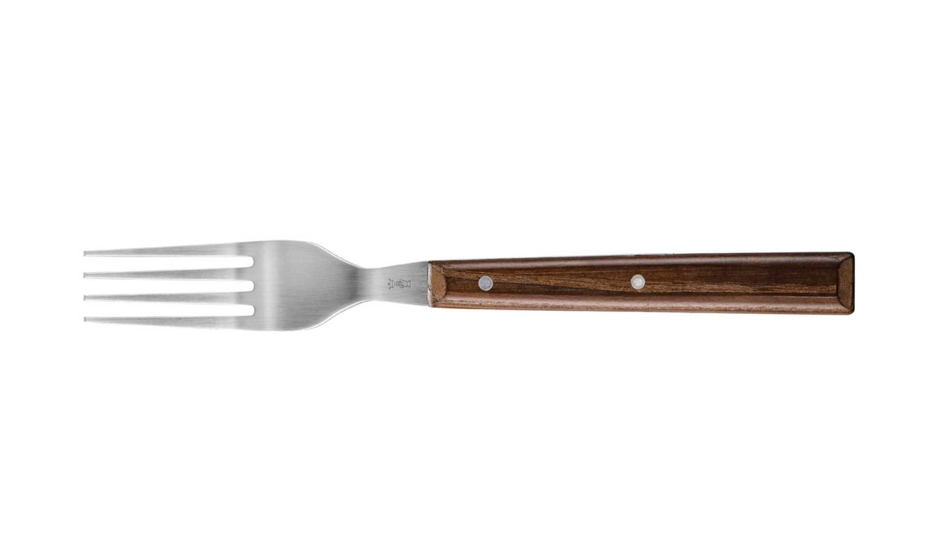 Opinel - Sylve Dark Ash Fork - Brushed stainless steel blade - Dark varnished wood handle - Modern cutlery
