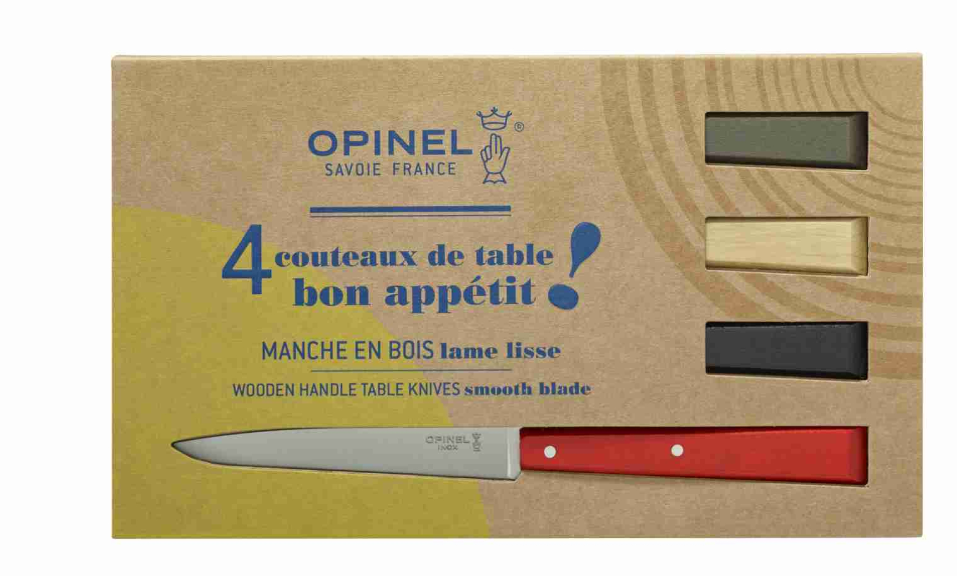Opinel No 125 Bon Appetit Table Steak Knives 