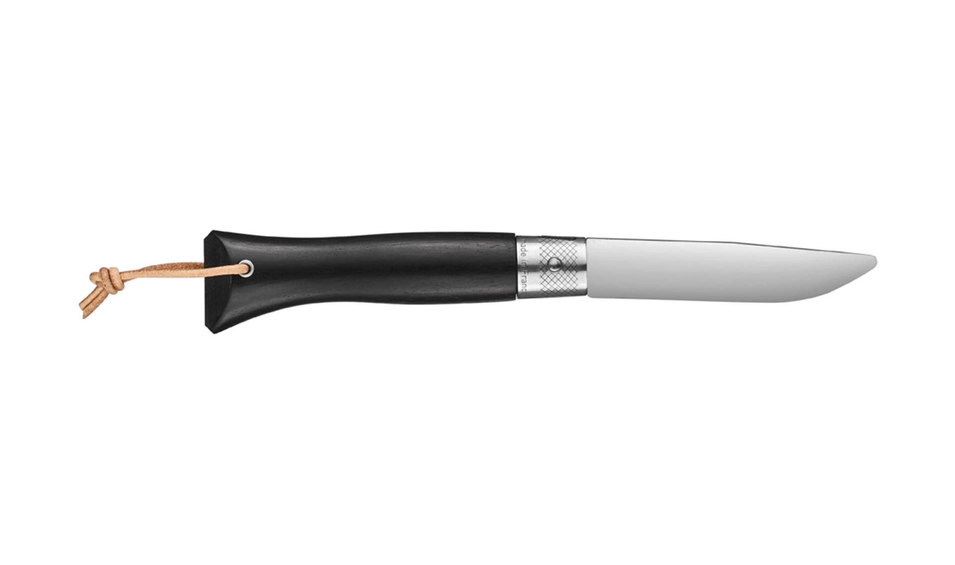 offen オッフェン pointed-FRIN / BLACK Opinel | No.10 Effilé Stainless Steel Slim Folding Knife