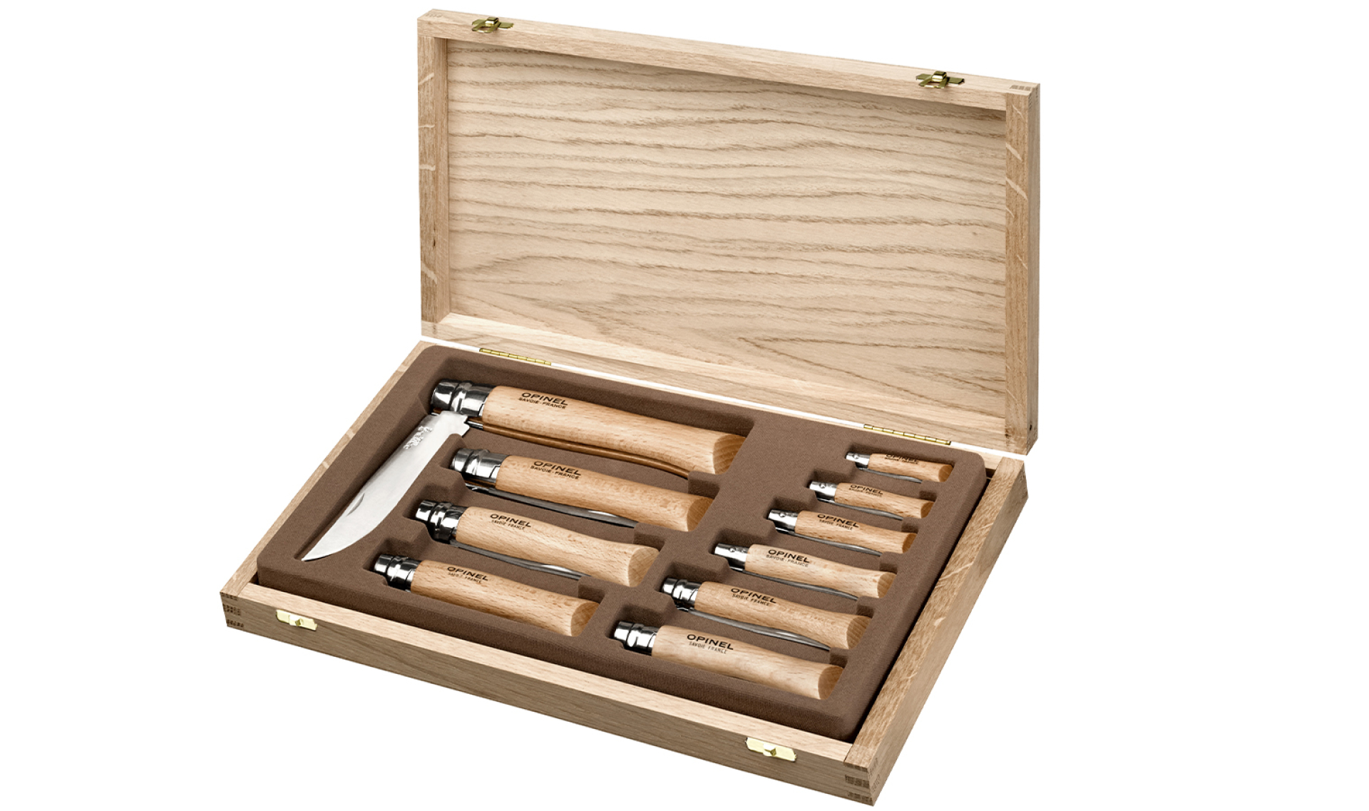 The Collection 10 Stainless Steel Knives | Opinel.com The Collection 10 Stainless Steel Knives | Opinel.com
