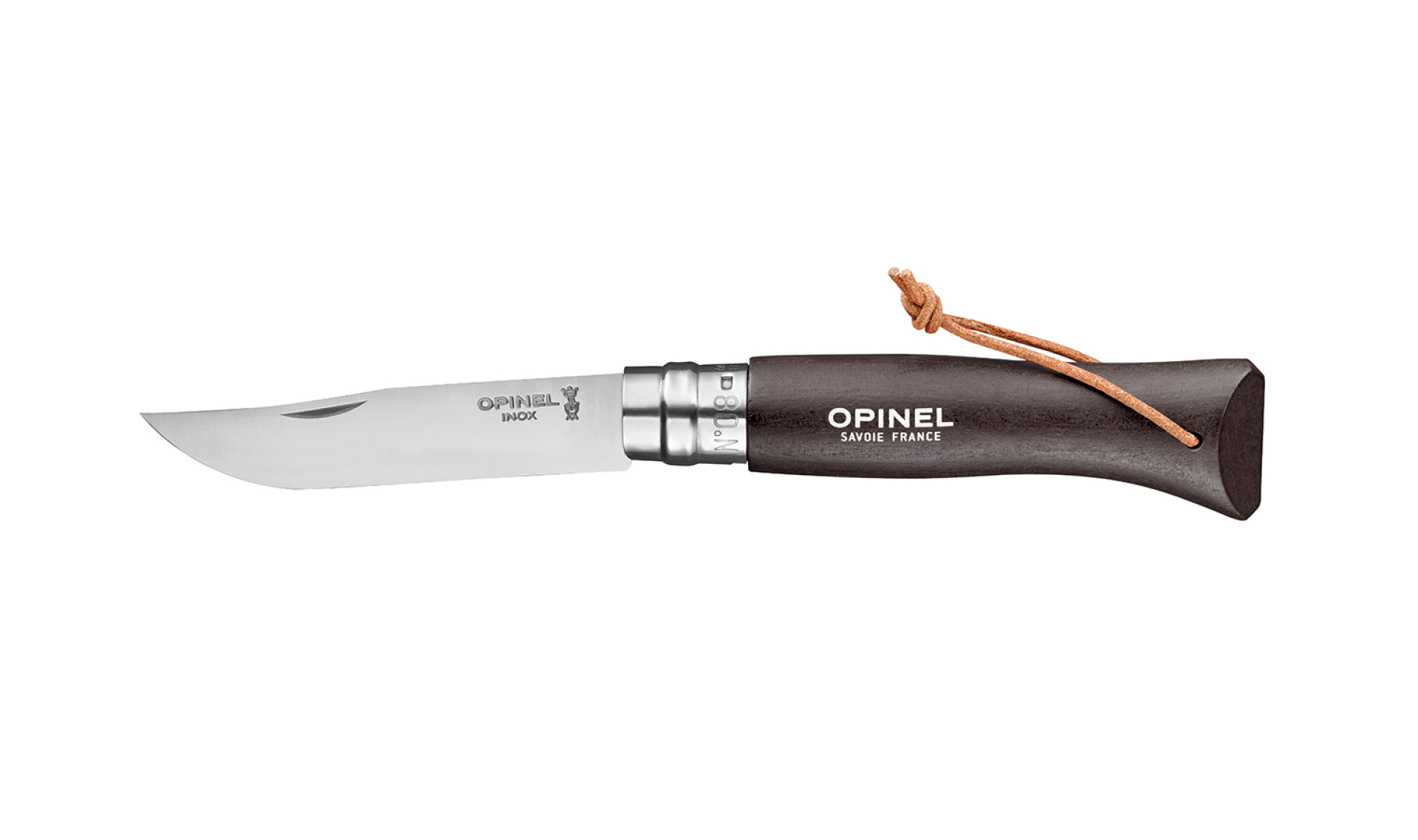 【メーカー直売】 N°08 Bushwhacker Dark Brown | Opinel.com ペティナイフ