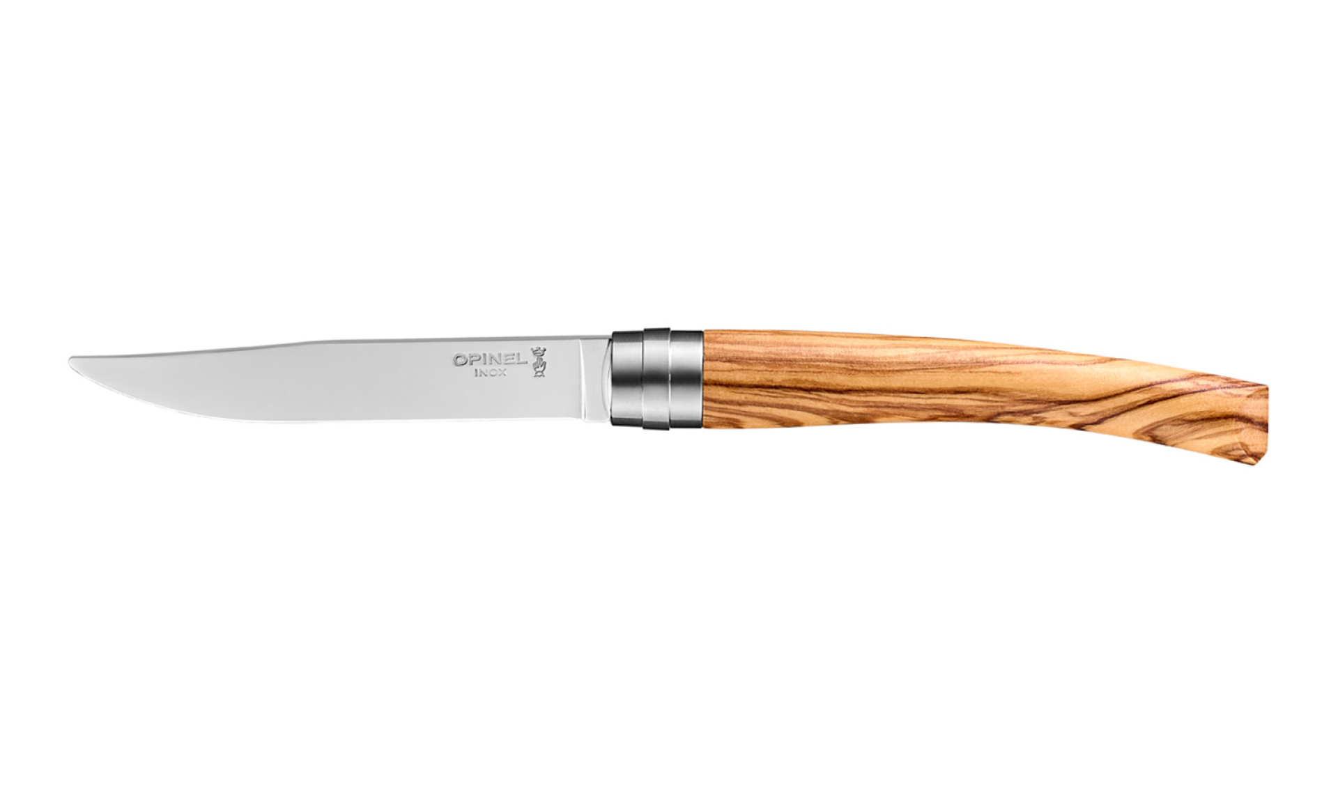 Opinel Chic Olive Wood Table Knife Set 10 cm Blade