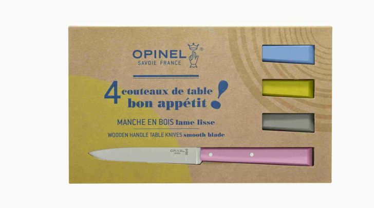 Set of 4 table knives N°125 Bon Appetit Campagne