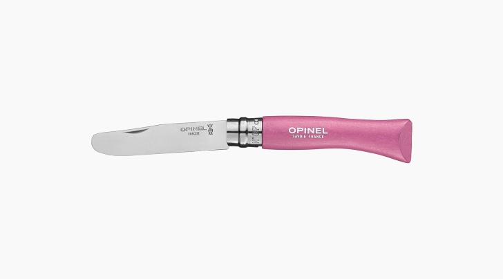 Opinel - Couteau Mon Premier Opinel, couleurs hêtre, fuchsia et