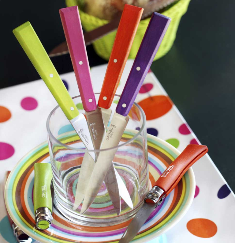 Set mit 4 Tischmessern N°125 Bon Appétit Pop