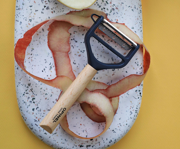 Schilmesje T-Duo van hout Blauw