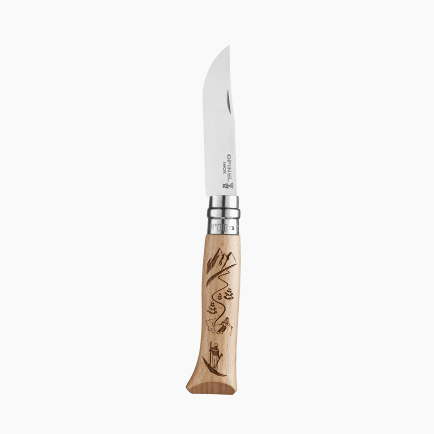 N°08 Engraved Skiing