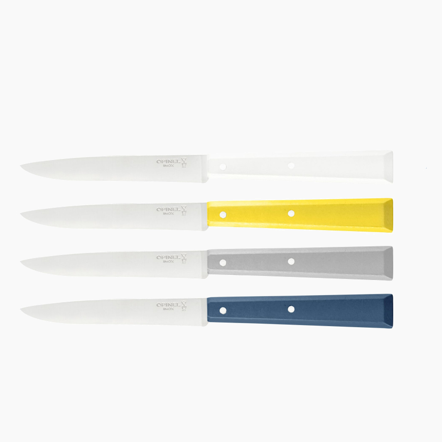Estuche de 4 cuchillos de mesa Nº125 Bon Appétit + Celeste