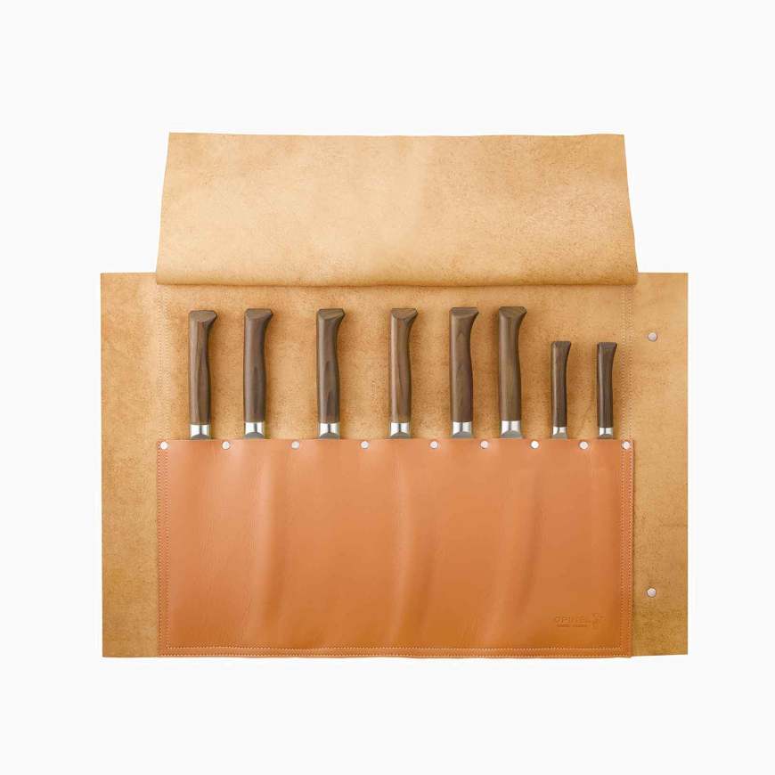 Ledertasche für 8 Küchenmesser