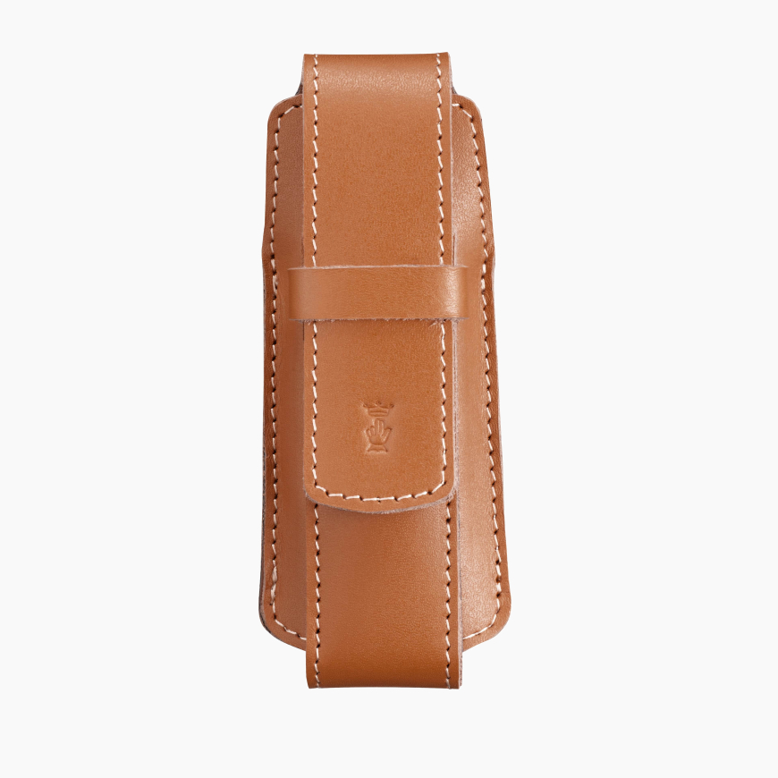 Etui Chic Cuir Fauve