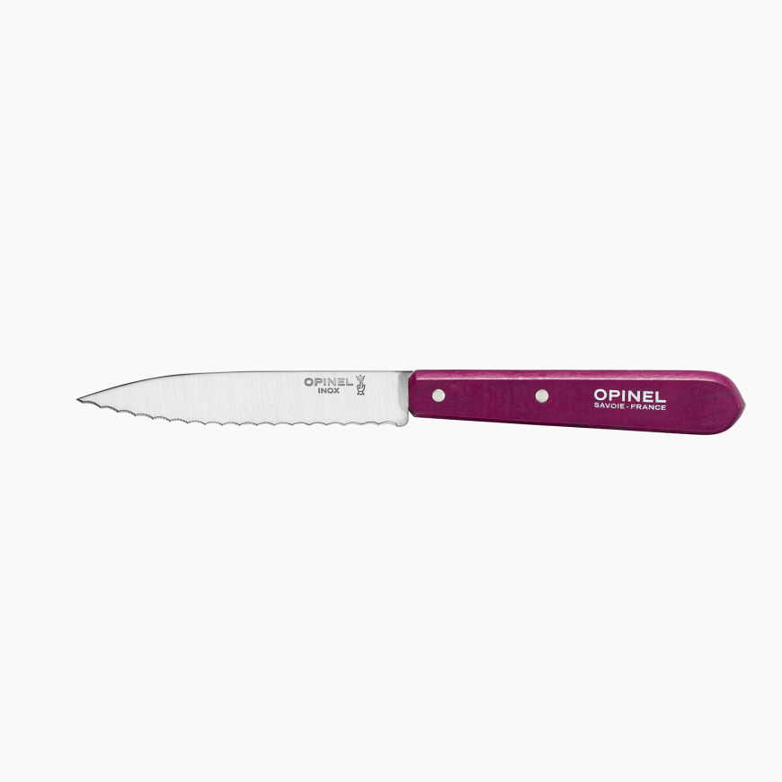 Serrated knife N°113 Plum