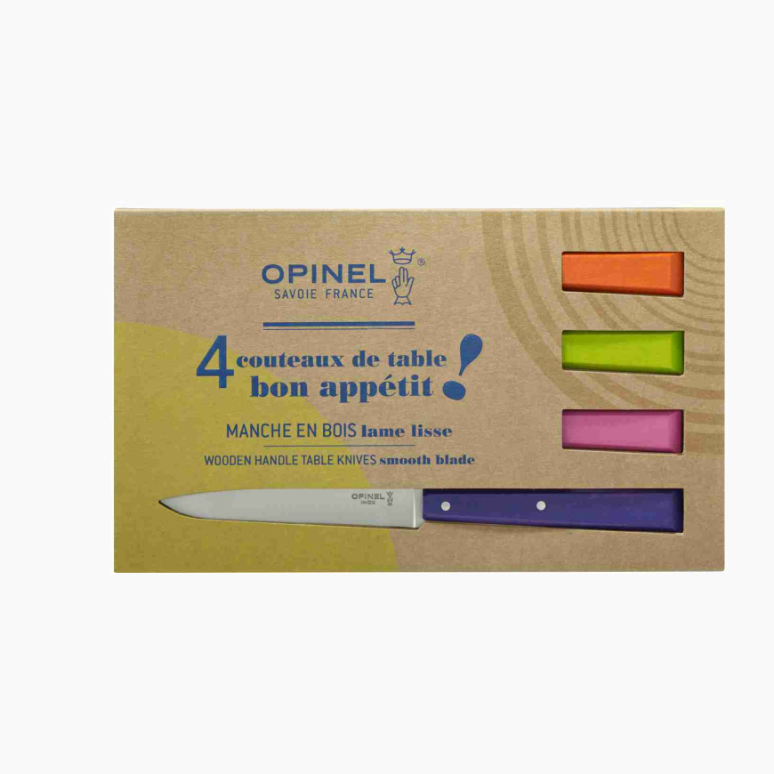 Set mit 4 Tischmessern N°125 Bon Appétit Pop
