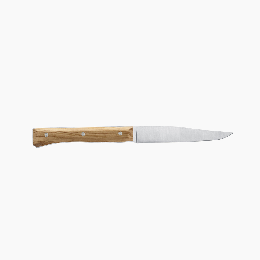 Coffret de 4 couteaux de table Facette Olivier