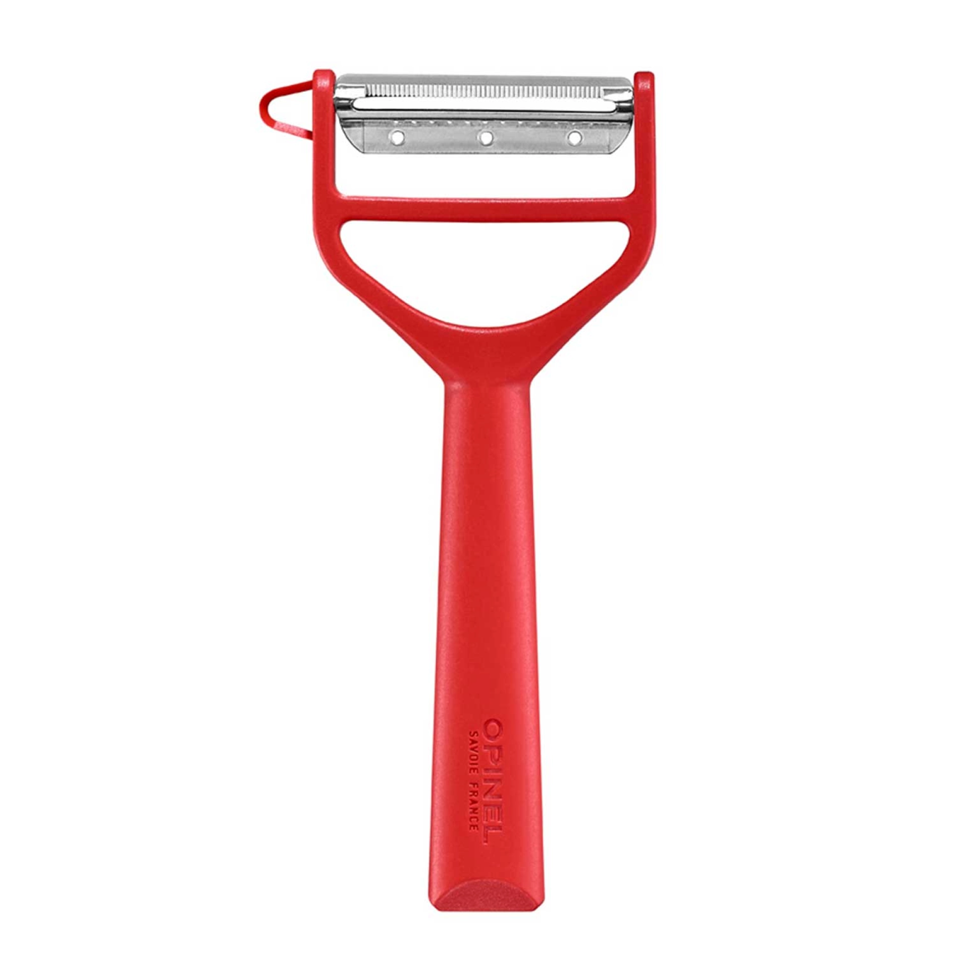 T-Duo double-bladed polymer peeler in Red