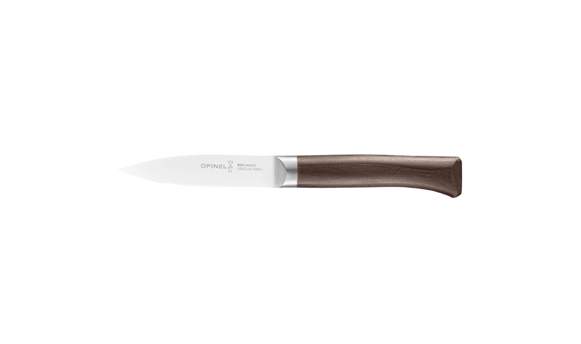 Opinel - Kitchen Knife Paring Les Forgés 1890 - Customisable - Stainless steel blade 8 cm - Wooden handle - Made in France