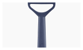 Eplucheur T-Duo polymère Bleu