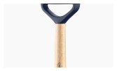 Schilmesje T-Duo van hout Blauw