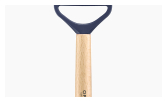 Schilmesje T-Duo van hout Blauw