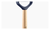 Schilmesje T-Duo van hout Blauw
