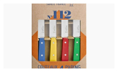 Kit de 4 cuchillos N°112 colores clásicos