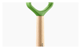 T-Duo wooden peeler in Green