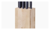 Bloc de rangement 9 couteaux