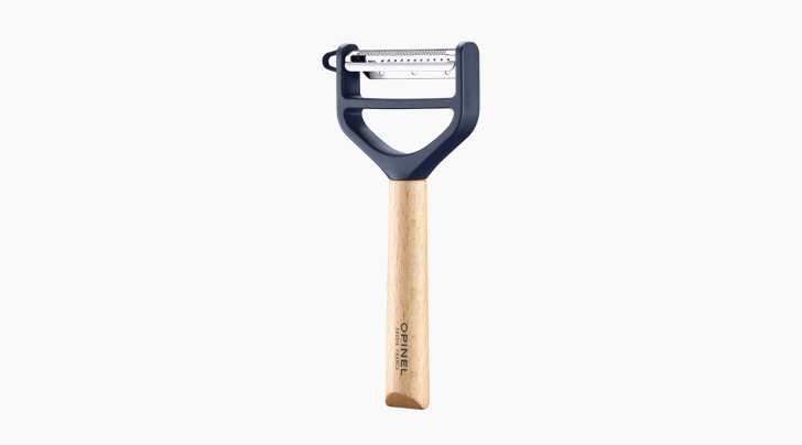 Eplucheur T-Duo bois Bleu