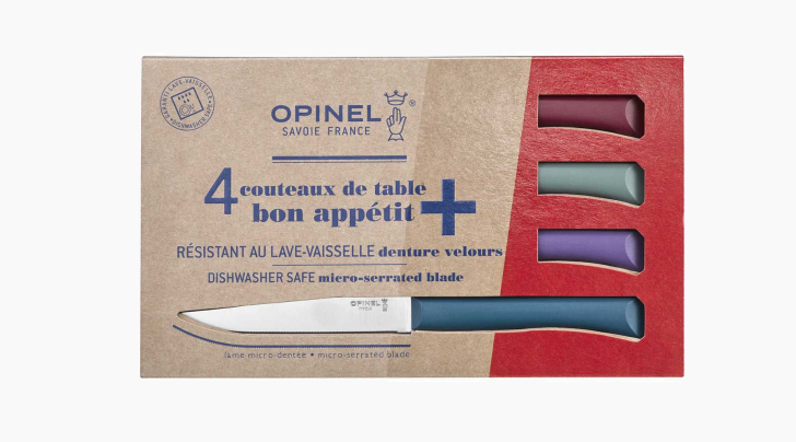 Cofanetto da 4 coltelli da tavola Bon Appetit + Glam (colori misti)