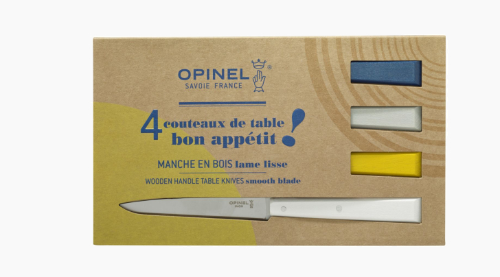 Coffret de 4 couteaux de table  N°125 Bon Appétit Céleste